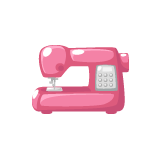 Pink-Sewing-Machine-Decor