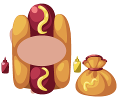 Actualización 27/10/2011 ¿Estás listo para el Día de la Semana de Muertos? Hotdog-costume