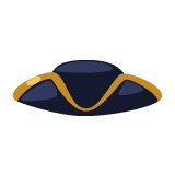 Colonial Tricorne Hat